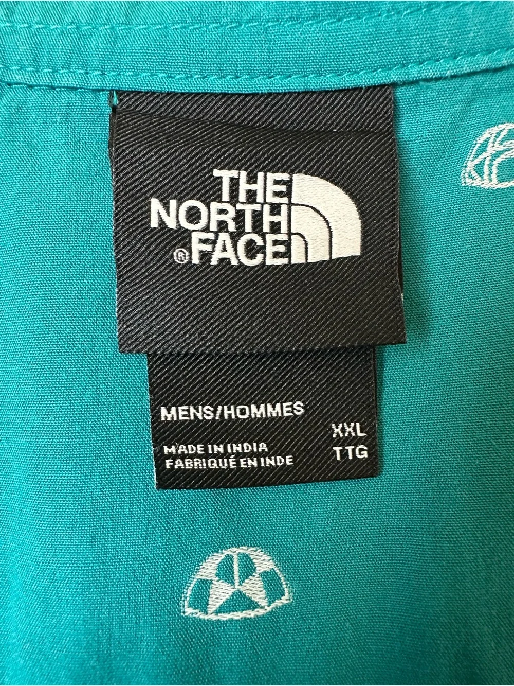 The North Face Baytrail Short-Sleeve Shirt in Micro Print Teal